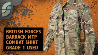 British Forces Barrack MTP Combat Shirt Grade 1 Used [upl. by Romilda565]