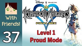 Kingdom Hearts Final Mix HD Episode 37  Pot Scorpion  Level 1 Proud Mode [upl. by Ellekim418]