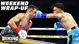 Angelo Leo BRUTALLY KNOCKS OUT Luis Alberto Lopez  Weekend Recap amp Boxing Highlights [upl. by Colwen]