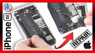 👍 Cómo cambiar conector de carga y batería al iPhone SE [upl. by Thorvald]