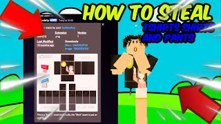 HOW TO STEAL ROBLOX SHIRTS AND PANTS UNPATCHED [upl. by Alahc104]