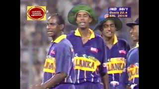 1996 World Cup Semi Final  India vs Sri Lanka  Turning Points  Famous Match [upl. by Viscardi]