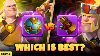 Spiky Ball vs Giant Gauntlet Equipment Clash of Clans Part 2 [upl. by Pinter21]