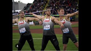 Worlds Best Javelin Throwers  Thomas Röhler Johannes Vetter Andreas Hofmann  Dominating 2018 [upl. by Epillihp]