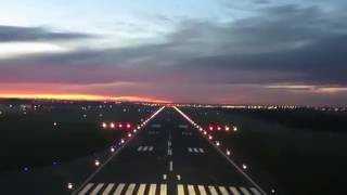 COCKPIT VIEW OF LANDING AT BUENOS AIRES EZEIZA AIRPORT [upl. by Inafetse]