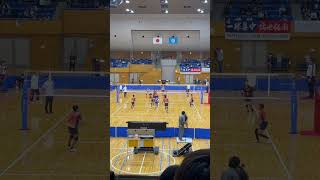 春高予選長崎県大会決勝 大村工業 土井優太 バックアタック [upl. by Blus]