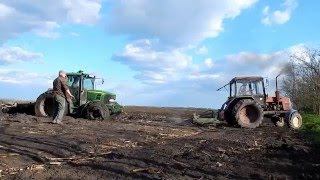 John Deere 6230MTZ 821 Magágykészítés 2015 Hungary [upl. by Chill]