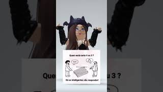 ROBLOX  SÓ OS INTELIGENTES IRÁ DESCOBRIR [upl. by Euqinomahs250]