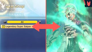 NEW LEGENDARY SUPER SAIYAN FINALLY AVAILABLE FOR CACS  Dragon Ball Xenoverse 2 [upl. by Nodla]