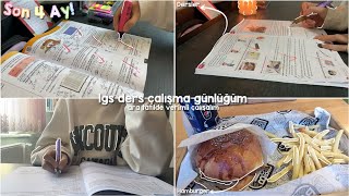 Lgs ders çalışma günlüğüm  hamburgerciye gidelim  sessiz vlog [upl. by Fortune328]