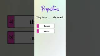 Test Your English Grammar  Prepositions shorts [upl. by Anne-Corinne]