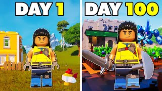 I Played 100 Days of Lego Fortnite [upl. by Giarc]