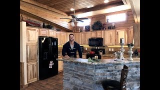 Two Bedroom Two Bath Log Cabin RRC853 MultisectionMonday [upl. by Laurentium649]