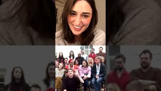 Sara Bareilles Goes LIVE With The Cast Of Waitress London [upl. by Lakym]