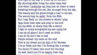 Basketball Rap with lyrics [upl. by Athene797]