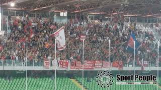 🚩 «Superiamo gli ostacoli solo per te» tifo Ancona a Cesena 202324 [upl. by Aliakam]