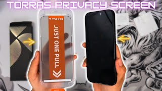 The Ultimate Privacy Screen Protector  TORRAS Privacy Screen Protector for iPhone 16 Pro Max [upl. by Iva]