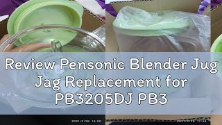 Review Pensonic Blender Jug Jag Replacement for PB3205DJ PB3206 PB3205 PB3203 PB3301 PB801 [upl. by Madra546]