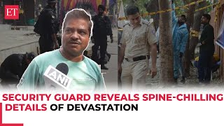 Delhi Rohini Blast Updates Security Guard reveals spinechilling details of devastation [upl. by Ber]