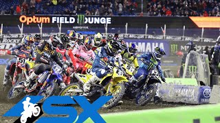 Supercross Round 13 450SX Highlights  Foxborough MA Gillette Stadium  Apr 13 2024 [upl. by Feldstein]