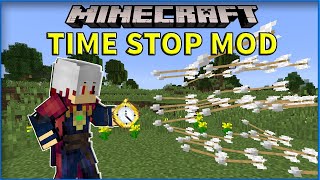 TIME STOP MOD  DETENER EL TIEMPO EN MINECRAFT  MINECRAFT REVIEW MOD 1122 [upl. by Naik922]