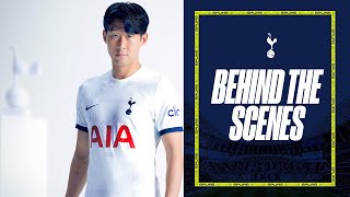 Behind the scenes of Tottenham Hotspurs Nike home kit shoot [upl. by Lyudmila]