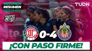 Resumen y goles  Toluca 04 Chivas  Grita México BBVA Femenil AP2021 J17  TUDN [upl. by Siffre290]