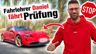 Prüfung im Porsche mit Fahrlehrer Daniel 😱  Fischer Academy  Die Fahrschule [upl. by Dotson]