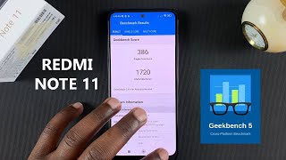 Redmi Note 11 How To Run a Geekbench Score Test [upl. by Epperson]