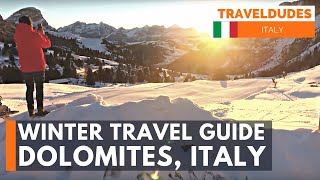 Val Gardena Italian Dolomites Italy Italy Winter Travel Guide [upl. by Ingra]