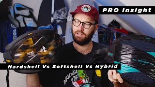 Hardshell Vs Softshell Vs Hybrid  Pro Insight  Kiteboarding Harness Comparison [upl. by Heddi]