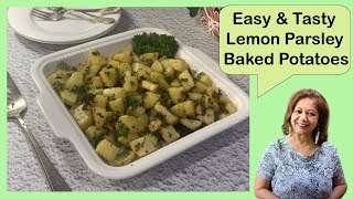 Lemon Parsley Baked Potatoes [upl. by Amorette]