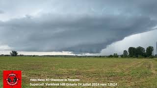 Supercell à Vankleek Hill Ontario 24 juillet 2024 [upl. by Anev268]