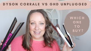 Dyson Corrale vs GHD Unplugged  Which one to buy Demo amp Comparison [upl. by Enorahs815]