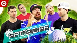 Dude Perfect Office Golf Challenge  FACE OFF [upl. by Quintie237]