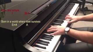 Almaz HQ piano cover with chords amp lyrics [upl. by Klayman]