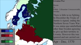 The Livonian War and Northern Seven Years War Every Month [upl. by Halsey414]