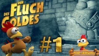 Lets Play  Moorhuhn  Der Fluch des Goldes  German  100  Part 1  Arbeitszimmer und nochmal [upl. by Lyrac]