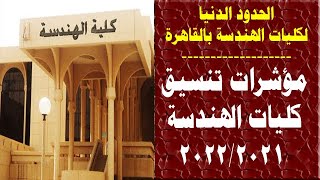 مؤشرات تنسيق كلية الهندسة في الجامعات 2021  2022 [upl. by Lidah782]