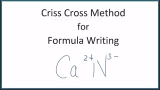 The CrissCross Method for Writing Chemical Formulas [upl. by Kristan]