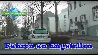 Fahren an Engstellen  Achtung Prüfungen gehen hier schnell zu Ende Fahrstunde  Prüfungsfahrt [upl. by Amble]