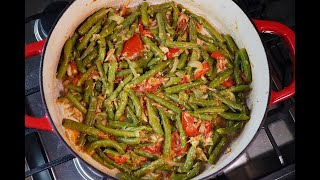 Garden Fresh String Beans  CaribbeanPotcom [upl. by Aicileb458]