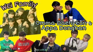 Omma Daehyeon amp Appa Donghan  WEi Family [upl. by Puri]