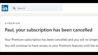 How to cancel your LinkedIn Premium subscription and Safe 39 monthly [upl. by Anjali]