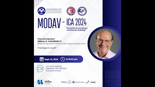 MODAVICA2024  Keynote Speaker Miklos A VASARHELYI  ‘Intelligent Audit’ [upl. by Owen]