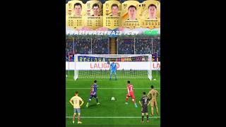 Lewandowski Penalty Kicks Evolution From FIFA 21 To FC 25 robertlewandowski eafc25 penaltykick [upl. by Komara]