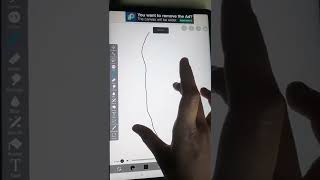 IBIS PAINT X shorts  drawing tricks tutorial for beginners How to get smooth line in ibis paint [upl. by Cher743]