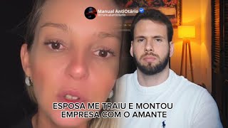 Esposa me traiu e montou empresa com amante [upl. by Nnylarac]