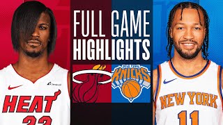 HEAT at KNICKS  FULL GAME HIGHLIGHTS  January 27 2024 [upl. by Lacram]