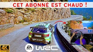 EA WRC  Challenge dun abonné en Skoda Fabia RS wrc2 au Monte Carlo Turini [upl. by Aihsik]